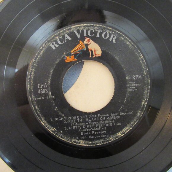 13+ Elvis Presley, Vinyl 45's, Various conditions, Vintage, Collectable Albums - Picture 8 of 13